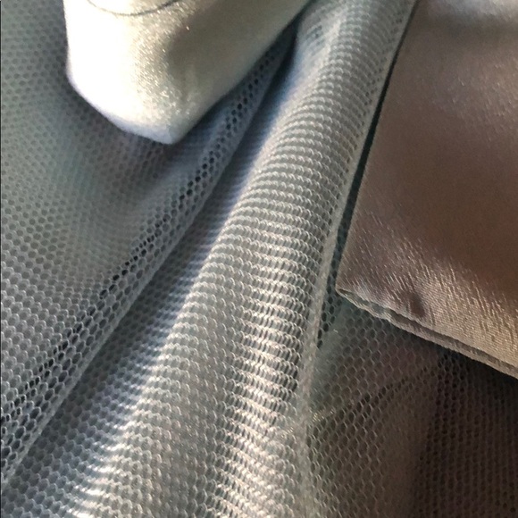 Comme Toi Blue Knee-length Toile Skirt - Picture 7 of 7